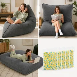 Practical 3 in 1 Bean Bag for Living and Gaming Rooms