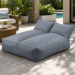 Practical 2-Seater Bean Bag Chair Cover for Various Uses