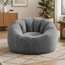 Practical Uses for a Grey Faux Fur Bean Bag Chair Cover
