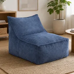 Practical L-Shaped Bean Bag Chair for Everyday Use