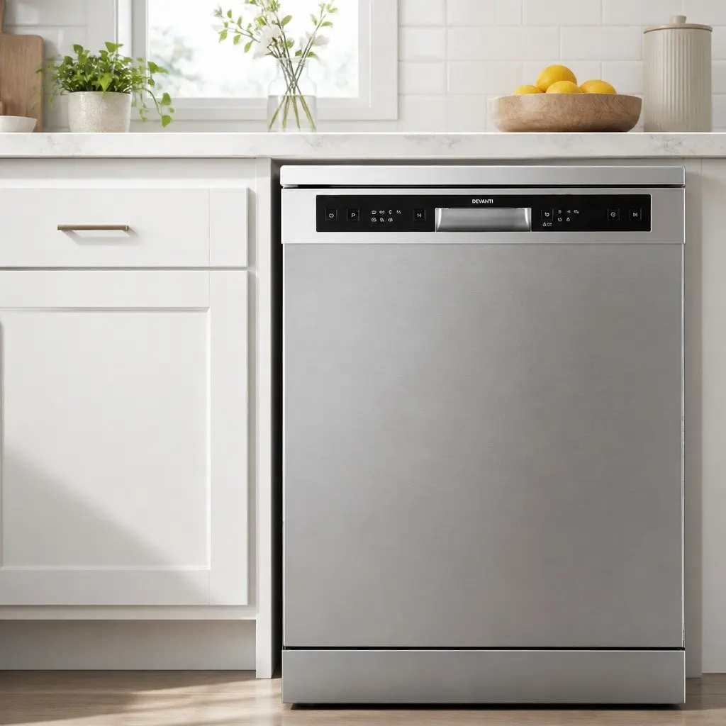 Freestanding Dishwasher Stainless Steel Tub 60cm Silver 14 Place Settings