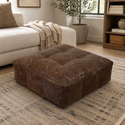 Bean Bag Cover Chair Modular Ottoman Seat Portable Easy Clean Zipper Opening
