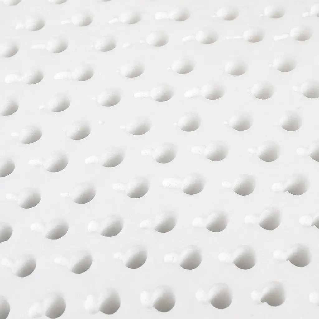 Natural Latex Pillow Removable Cover 60cm x 40cm White Pair