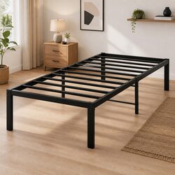Metal Bed Frame Full Size Heavy Duty Storage Platform Slat Foundation Support