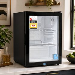 Ideal for Your Home: 56L Glass Door Mini Fridge