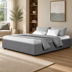 Functional King Size Bed Frame with Storage for Home Use