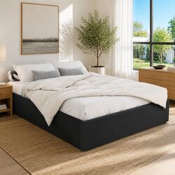Gas Lift Queen Bed Frame - Perfect for Organized Spaces