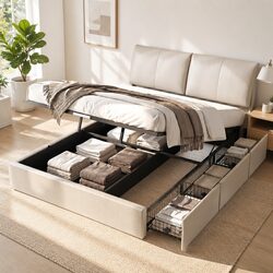 Practical Queen Bed Frame with Storage for Your Bedroom