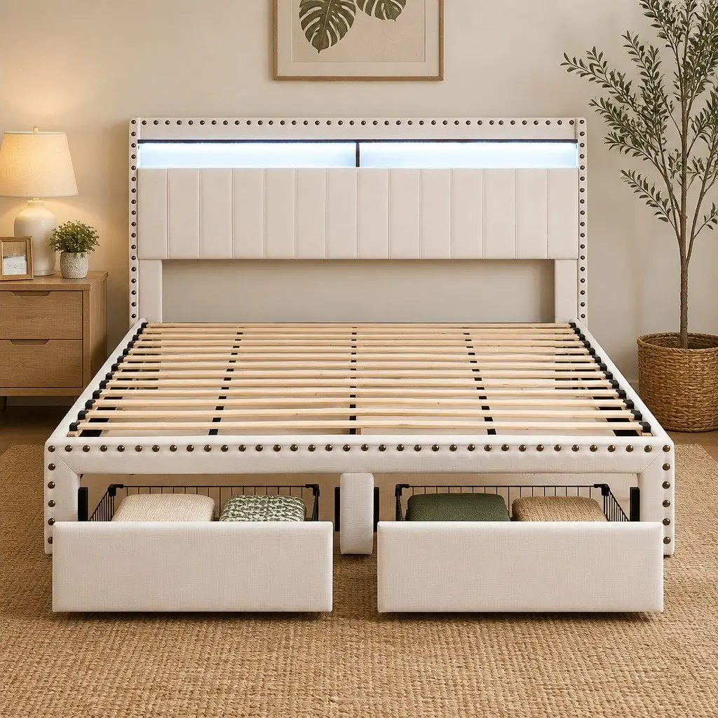 King Bed Frame for Any Bedroom Setup