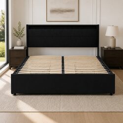 Practical Queen Bed Frame with Storage for Everyday Use