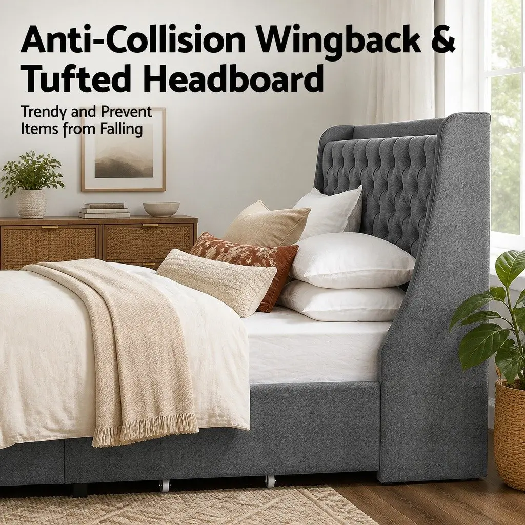 Double Bed Frame with Storage Solutions
