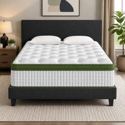 Functional Queen Bed Frame and Mattress for Any Bedroom