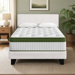 Functional Single Bed Frame and Hybrid Mattress for Any Room