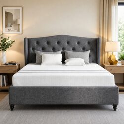 Versatile Double Bed Frame and Mattress for Everyday Use
