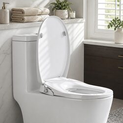 Practical Non-Electric Bidet Toilet Seat for Everyday Use