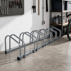 Practical 6-Bike Storage Stand for Garages and Sheds