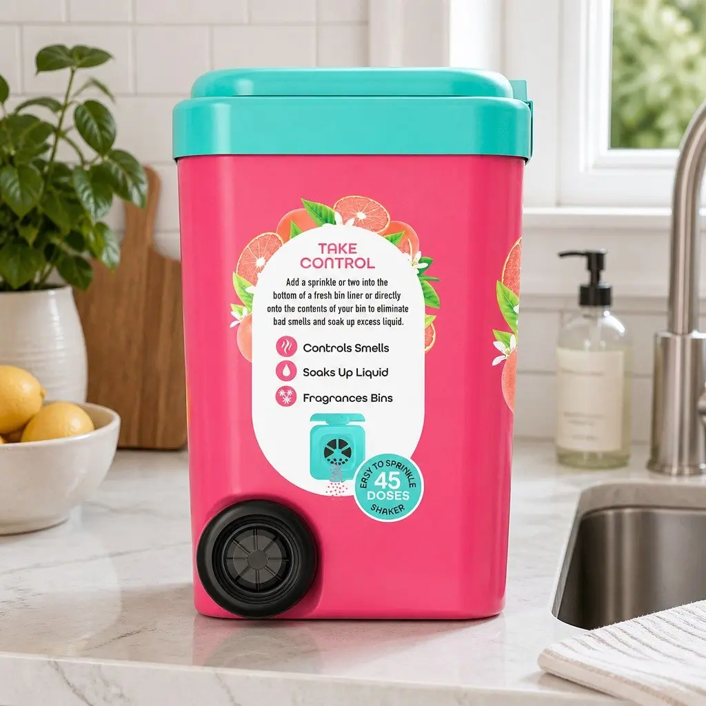 Odour Neutraliser Powder 450g Fresh Pink Grapefruit
