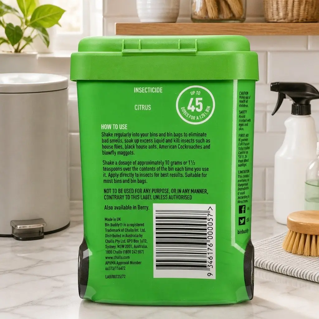 Citrus Odour Neutraliser Powder 450g Household Kitchen Freshener x2