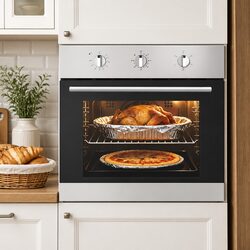 70L Electric Wall Oven: Ideal for Family Meals and Gatherings