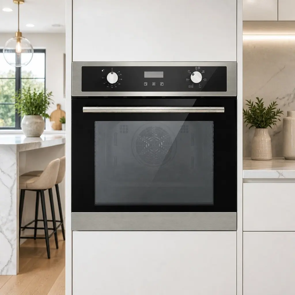 Built-In Electric Wall Oven 80L Convection Grill Kitchen Appliance Stainless