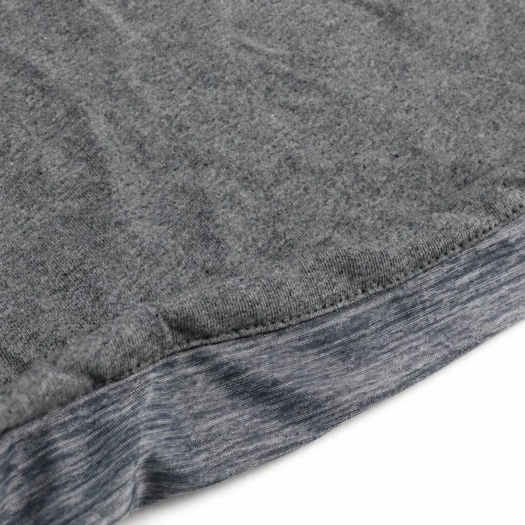 Cooling Blanket Double-Sided Nylon Cotton Bamboo Blend Lightweight Breathable Grey Small Medium