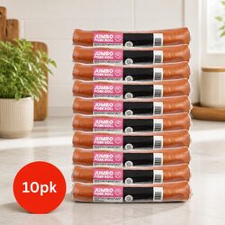 Durable Jumbo Pork Rolls Dog Chews for Strong Chewers