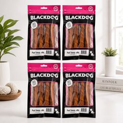 Pork Twists Dog Treats Natural Chewy High Protein 4 Pack x 4 Pet Reward Training