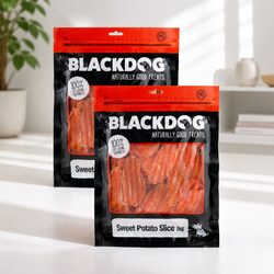 Natural Sweet Potato Dog Treats for Training and Rewarding 1kg x 2