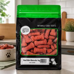 Everyday Mini Beef Biscuits 1kg for Dog Training