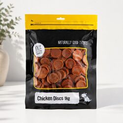1kg Chicken Discs: Ideal Treats for Training Dogs