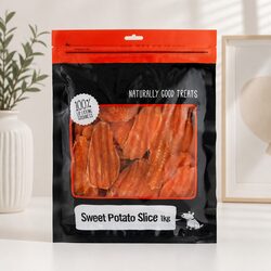 1kg Sweet Potato Slices for Dogs - Perfect for Training