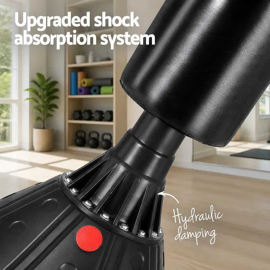 Boxing Punching Bag Stand Freestanding Sturdy Multi-layered Construction 170CM Black