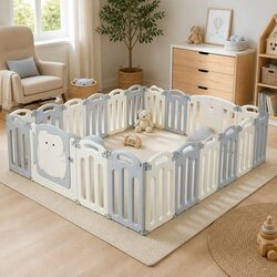 Practical Baby Playpen for Home Use with 20 Panels
