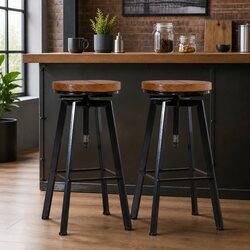 Practical Industrial Bar Stools for Home Use