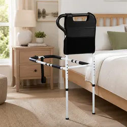 Versatile Bed Rail for Home Safety and Support