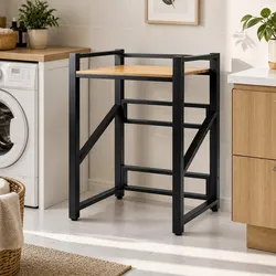 Practical Over Washing Machine Storage Rack for Home Use