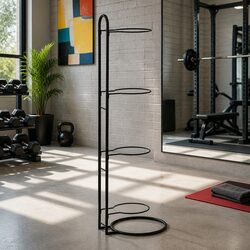Practical 4-Tier Sports Equipment Holder for Any Space