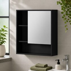 Practical Black Bathroom Mirror Cabinet for Everyday Use