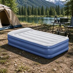 Practical Single Air Mattress for Indoor and Outdoor Use