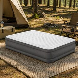 Queen Air Mattress Inflatable Airbed Portable Camping Indoor Outdoor 203cm x