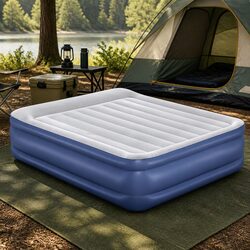 Versatile Queen Air Bed for Home and Travel Use