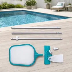 Efficient Above Ground Pool Cleaner with Adjustable Pole