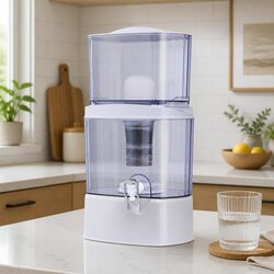 Practical 24L Water Filter for Home and Camping Needs