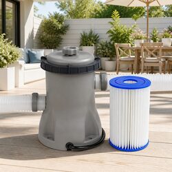 Versatile 330GPH Pool Filter Pump for Your Above-Ground Pool