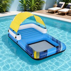 Ideal Inflatable Floating Island for Pool and Beach Use