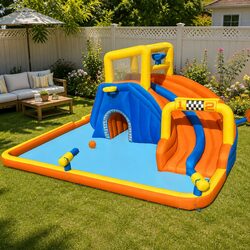 Versatile Inflatable Water Slide Park for Family Fun