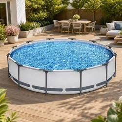 Ideal 366cm Above Ground Pool for Family Gatherings