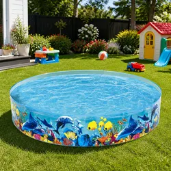 Practical Play Pool for Backyard Fun - 244cm Round Size