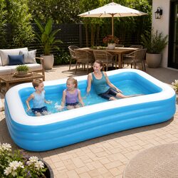 Practical Inflatable Swimming Pool for Kids 305x183x56cm