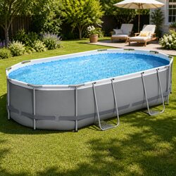 Practical 488x305x107cm Steel Pool for Family Fun